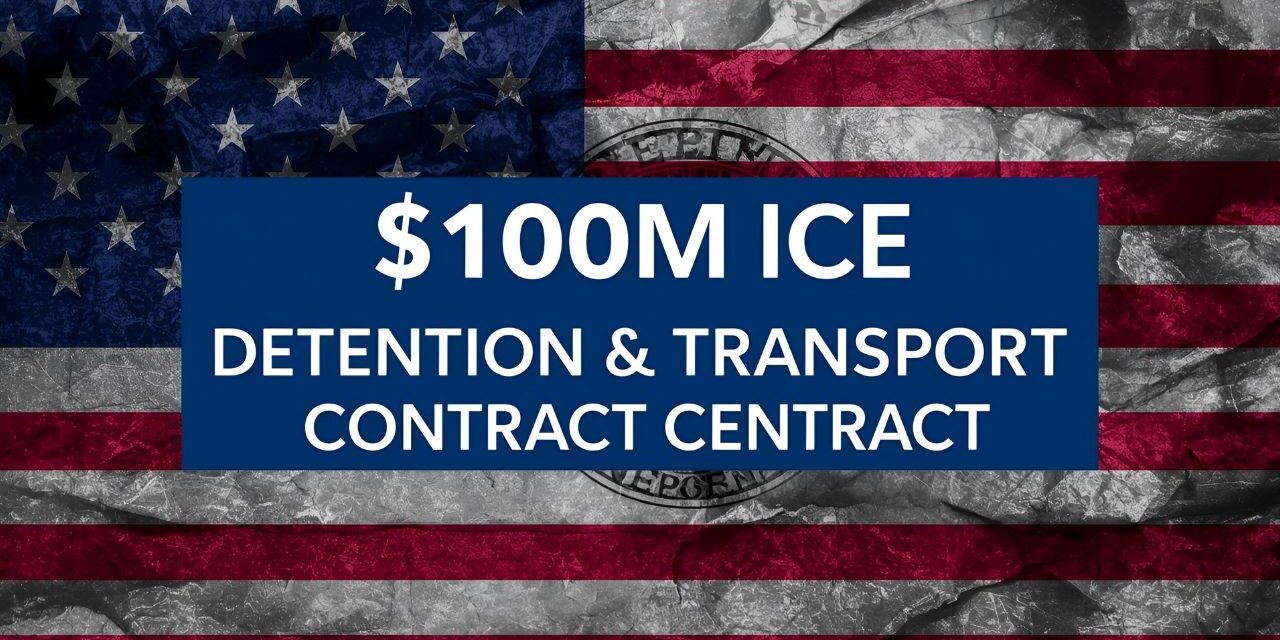 DHS Planning $100M Contract for ICE Detention, Transportation Services