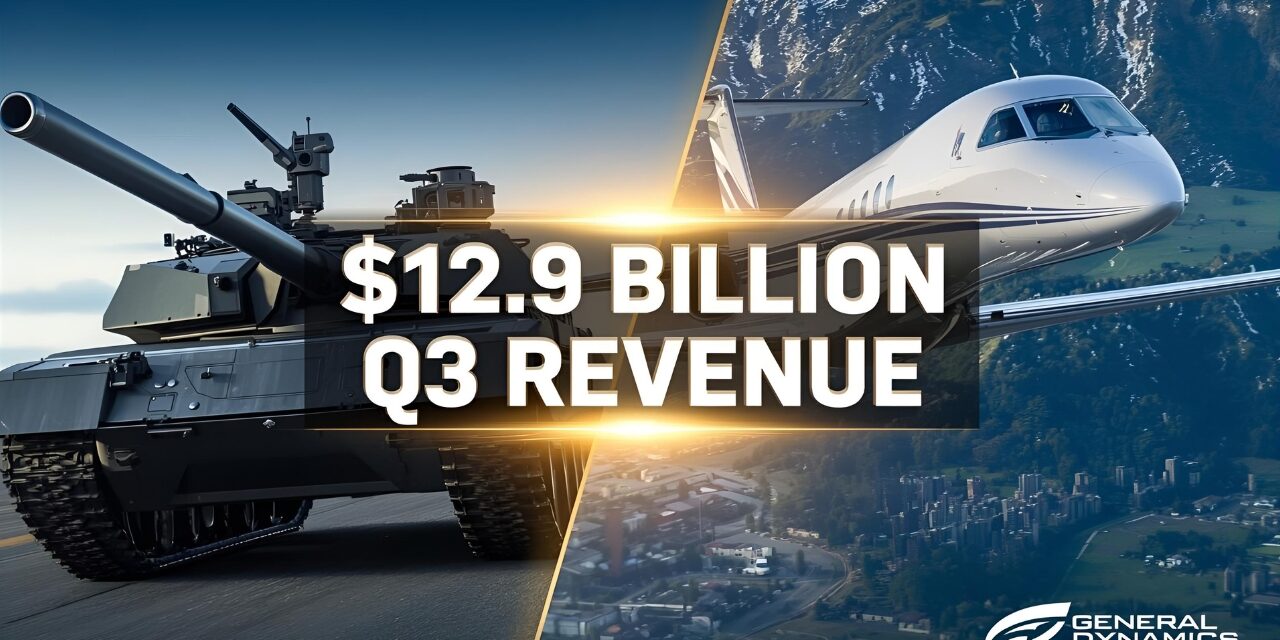 General Dynamics Hits $12.9B in Q3 Revenue: Aerospace and Defense Drive Record Growth