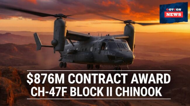 Army Awards $876M Contract for Boeing CH-47F Block II Chinook