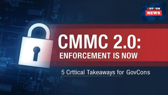 CMMC 2.0 Enforcement: What GovCons Must Know Now