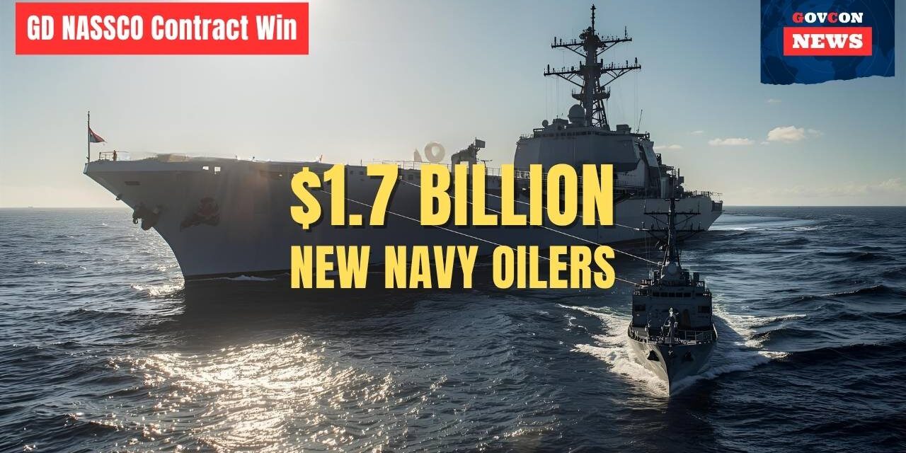 Navy Awards NASSCO $1.7B for New John Lewis-class Fleet Oilers