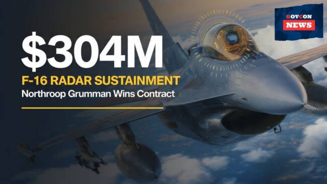 Northrop Secures $304M F-16 Radar Sustainment Contract