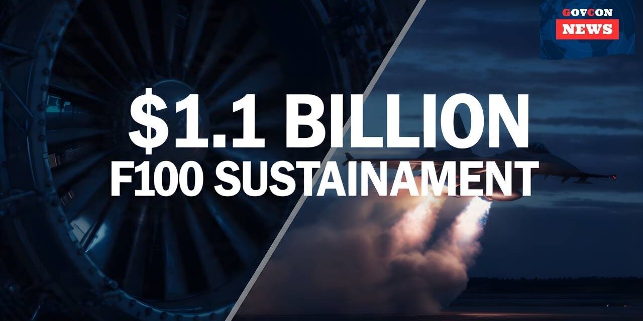 Pratt & Whitney Secures $1.1B F100 Engine Sustainment Contract