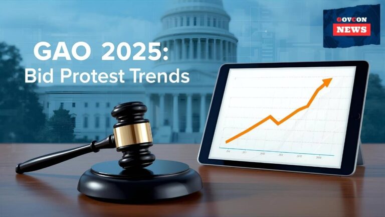 GAO FY 2025 Bid Protest Trends Stability Amid Declining Filings