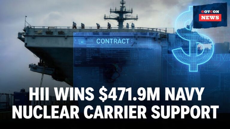 HII Wins $471M Nuclear Carrier Engineering Support Contract