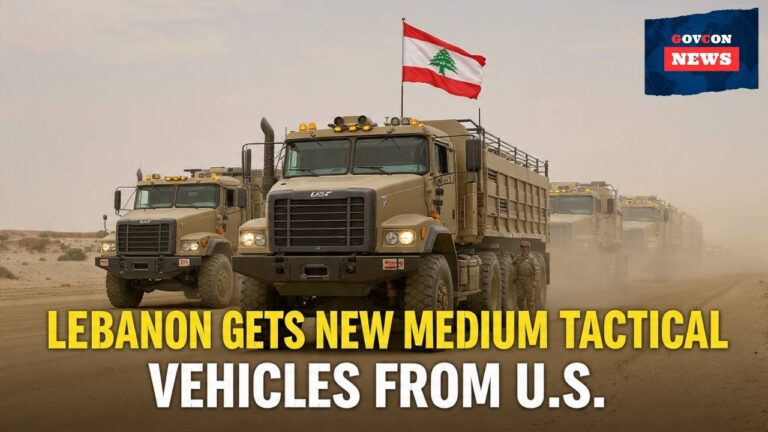 U.S. Approves Major $90.5 Million Sale of Medium Tactical Vehicles to Lebanon
